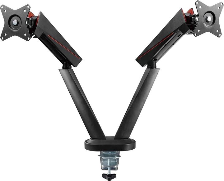 Image du produit Deltaco Gaming Bras pour double écran Pro Gaming (Tables, 32")