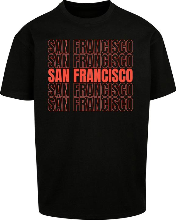 Actual product image Merchcode San Francisco Heavy Oversize Tee-BY102 - 116631 (4XL)