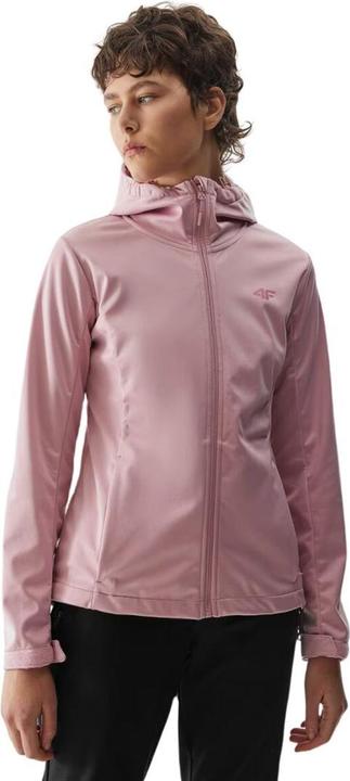 4F Kurtka damska softshell F215 jasny róż 4FWSS24TSOFF215 56S M (56)