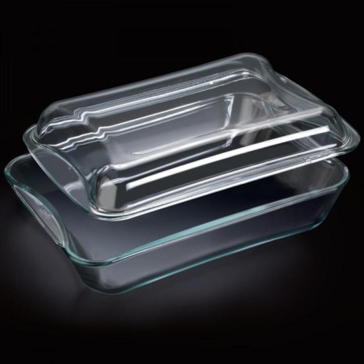 Immagine prodotto Casseruola quadrata con coperchio esclusivo in vetro e plastica