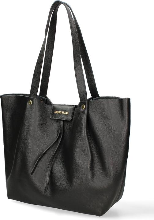 Actual product image Marc Ellis Damenhandtasche Made In Italy – Modell Valoria Pro – 100% Leder - 28.0 X 28.5 X 11.0 Cm