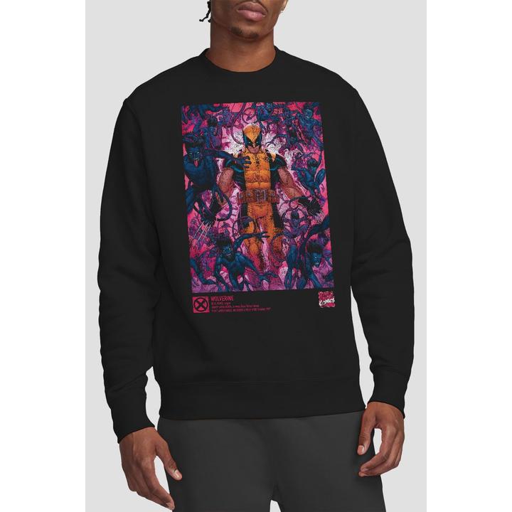 Actual product image Unisex Adult X-Men Wolverine Nightcrawler Sweatshirt (M)