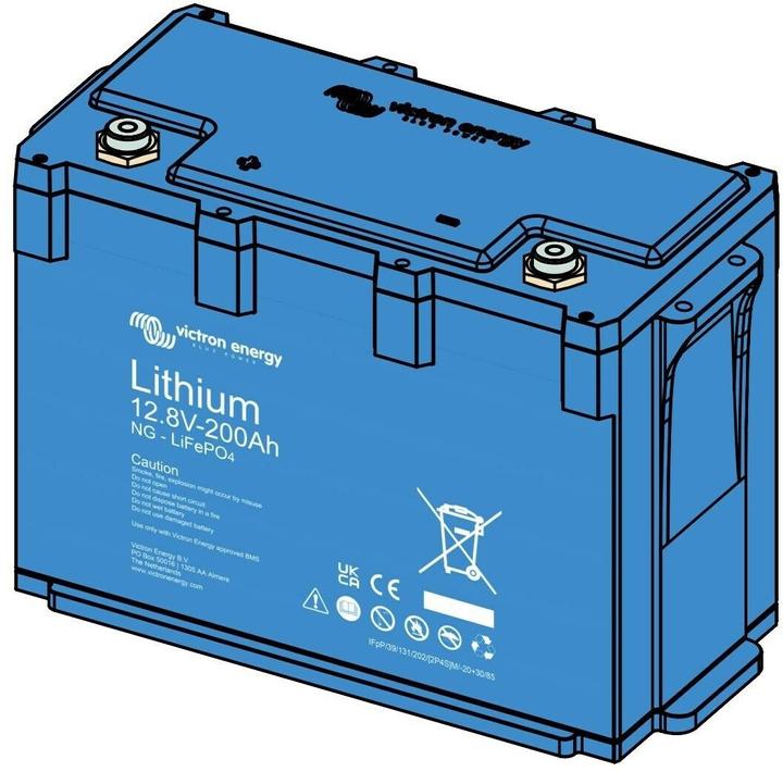 Immagine prodotto Victron Energy Batteria LiFePO4 (12.80 V, 200 Ah)