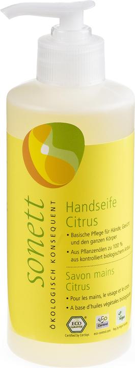 Sonett Handseife Citrus Pumpspender (Flüssigseife, 300 ml)