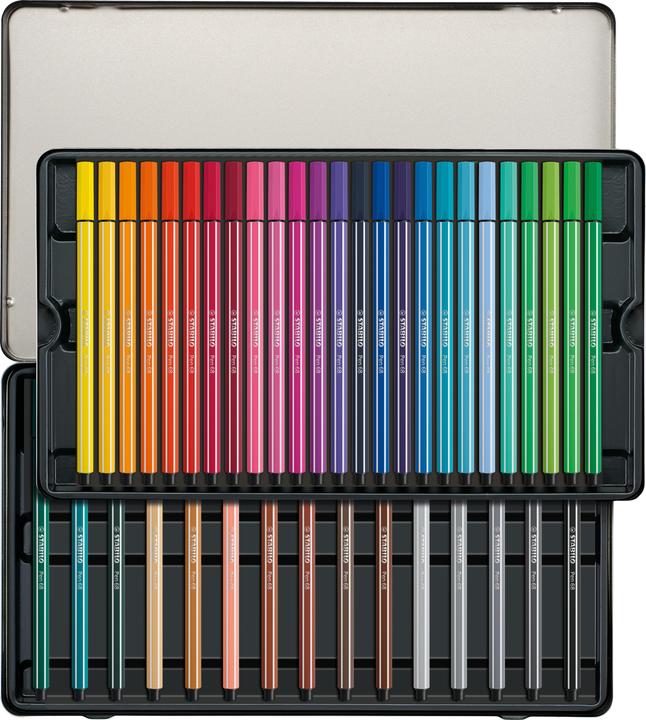 Actual product image STABILO Pen 68 Premium felt-tip pen (Multicoloured, 40 x)
