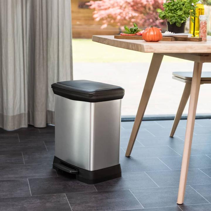 Immagine prodotto Curver Metallic Deco Bin 30L Mülleimer (30 l)