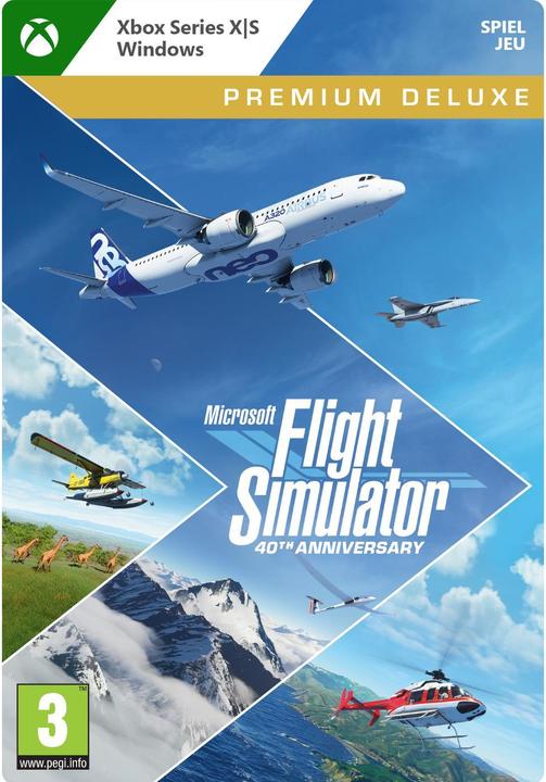Microsoft Flight Simulator : 40th Anniversary - Premium Deluxe Edition (PC, Xbox Series X, Xbox Series S)