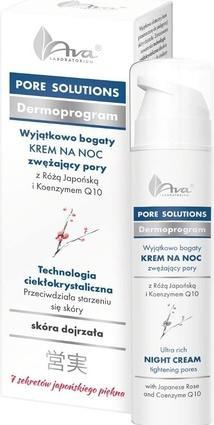 Ava Cosmetics Pore Solution Nachtcreme mit Coenzym Q10 (50 ml)