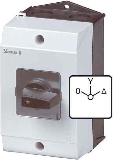 Actual product image Eaton T0-4-8410/I1 Star- 207140 Delta switch Kont8 20A 0-Y-D 60°