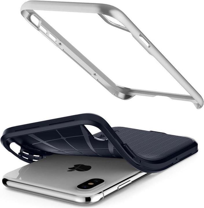 Produktbild Spigen Neo Hybrid Crystal Satin Silver (Apple iPhone XS, Apple iPhone X)