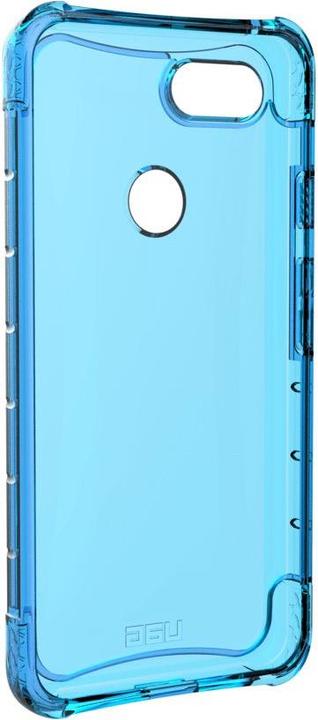 Actual product image UAG Plyo Case blue transparent
