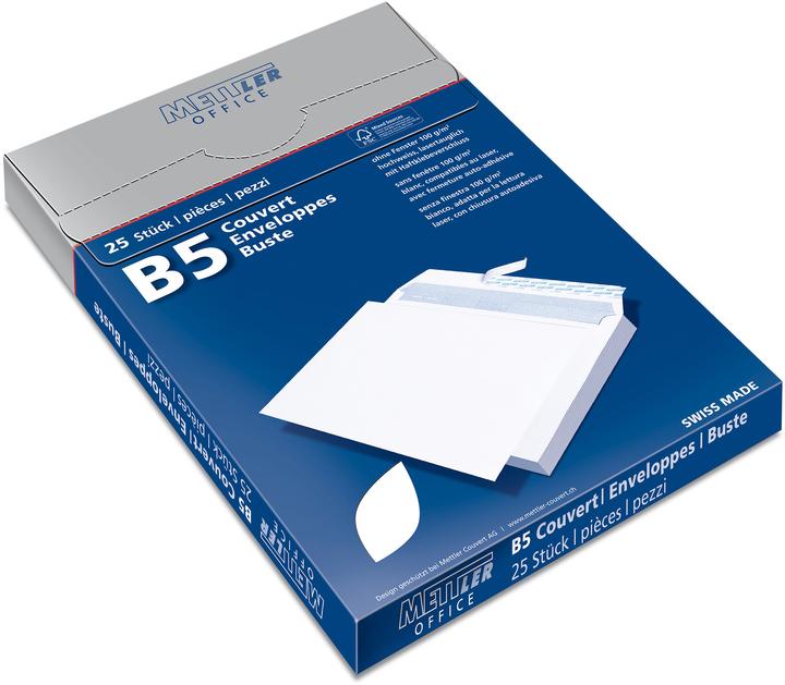 Produktbild Mettler Office Couvert (B5, 25 x)
