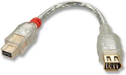 Actual product image Lindy FireWire adapter cable (0.15 m)