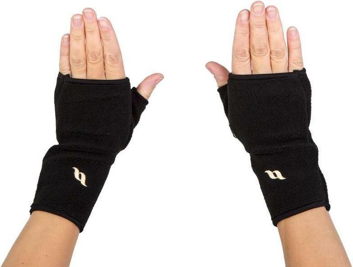 Actual product image Back on Track Half gloves fleece (L)