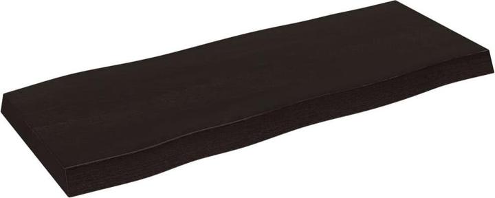 Immagine prodotto VidaXL Tischplatte 100x40x6 cm Massivholz Eiche Behandelt (100 x 40 x 6 cm)