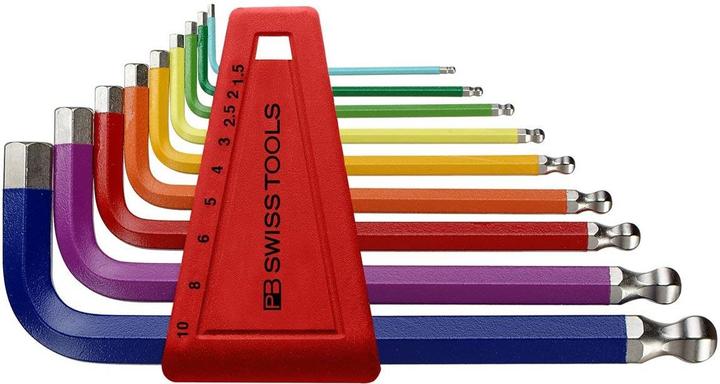 Actual product image PB Swiss Tools PB Rainbow pin spanner set - ball end
