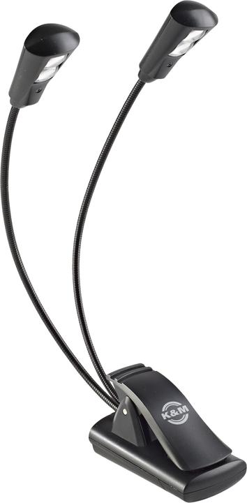 K&M Double 2 LED FlexLight music stand light (Instrument lighting)