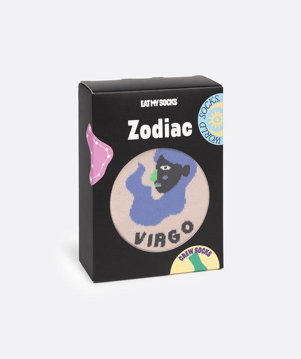 Actual product image Eat My Socks Socks, Zodiac Virgo (One size)