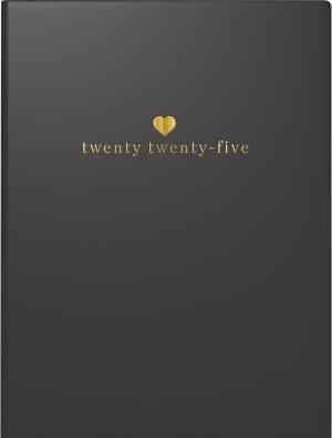 Ridoide Agenda tascabile Design Line 2025 360702525 1W/2S Cuore DE 12x16cm (12 x 16 cm, Tedesco)
