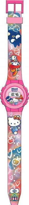 Actual product image Kids Licensing Kids Euroswan Hello Kitty and Friends Girls Digital Watch with Silicone Strap (Digital watch)