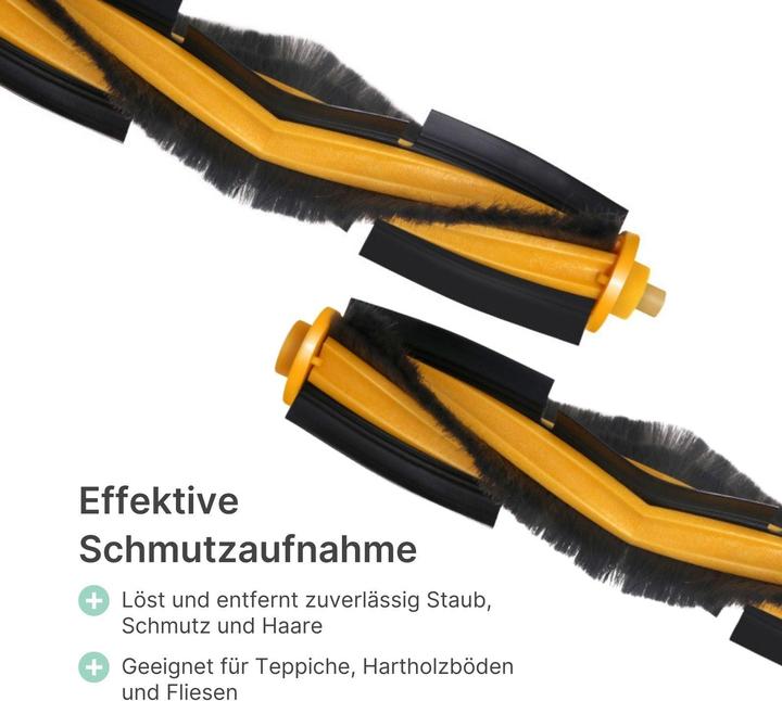 Actual product image Hermex Alternative main brush for ECOVACS DEEBOT T5 T9 T9+ T10 N8 N8 Pro