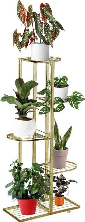 Productafbeelding Strado Dikke metalen lamp op 6 universele 97 x 43 x 22 cm ringbekers (goud)