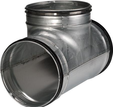 Lindab T-piece 90° TCPU 125X100