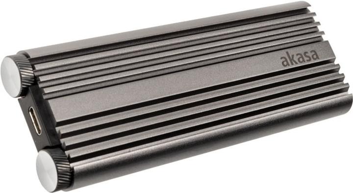 Actual product image Akasa external M.2 NVMe enclosure, USB 3.2, aluminium (M.2)