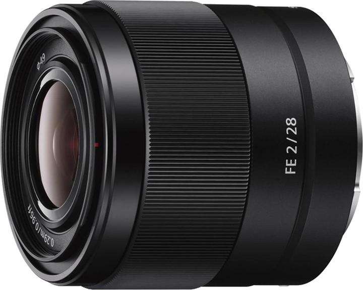 Sony FE 28mm f/2, montage électronique plein cadre (Sony E, APS-C / DX, Plein format)