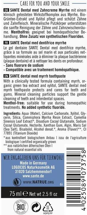 Immagine prodotto Sante mirra medica dentale (75 ml)