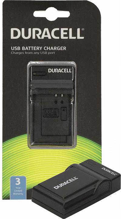 Duracell Ladegerät mit USB Kabel für DRNEL14/EN-EL14 (Kamera Akku Ladegerät)
