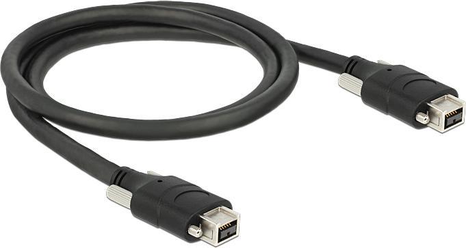 Actual product image Delock FireWire IEEE 1394B 9-pin/9-pin cable, 1 metre (1 m, FireWire)