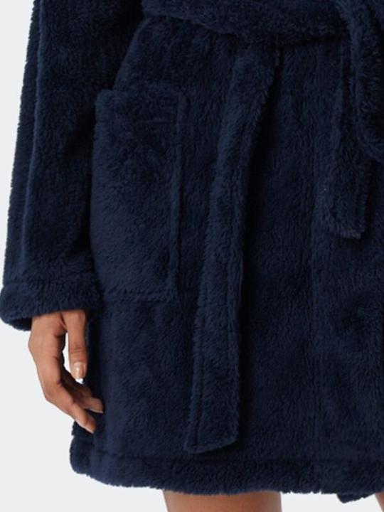 Produktbild Schiesser Teddy Fleece Morgenmantel / Bademantel (S)