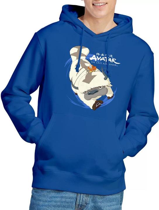 Immagine prodotto Avatar: The Last Airbender In Flight Felpa con Cappuccio Appa Uomo (M)