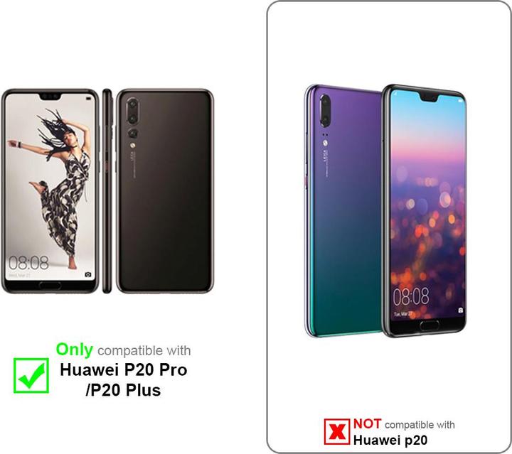 Image du produit Cadorabo Coque pour Huawei P20 PRO / P20 PLUS universel avec Clip (Huawei P20 Plus, Huawei P20 Pro)