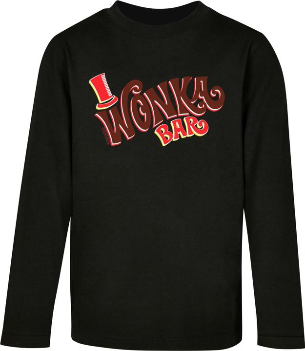 Immagine prodotto Absolute Cult Bambini Willy Wonka - Maglia a maniche lunghe con logo Bar - 135691 (146, 152)