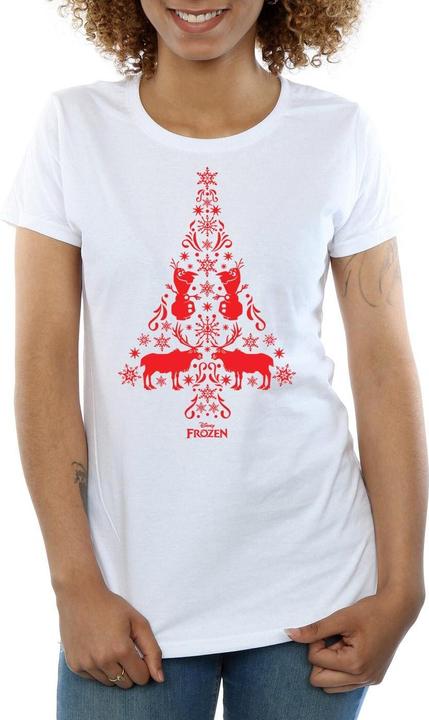 Immagine prodotto Disney Frozen Christmas Tree Maglietta Donna (XL)