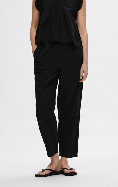 Actual product image Selected Femme Cotton high waist trousers (38)