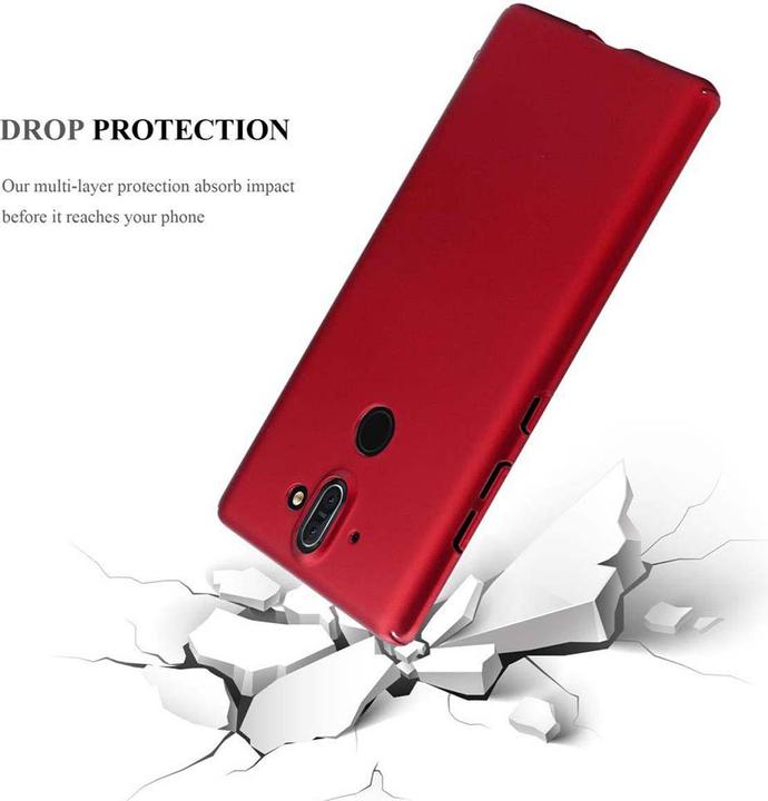 Actual product image Cadorabo Hard Cover Matt Metal Cover (Nokia 8 Sirocco)