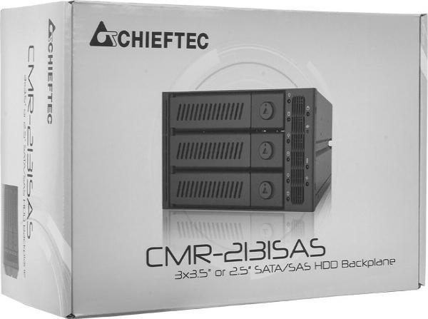 Image du produit Chieftec CMR-2131SAS - Boîtier pour lecteur de stockage - 2,5" / 3,5" partagé (6,4