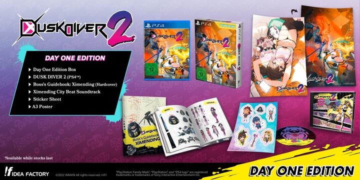 Image du produit Idea Factory Dusk Diver 2 - Édition Day 1 (PS4, EN, FR)