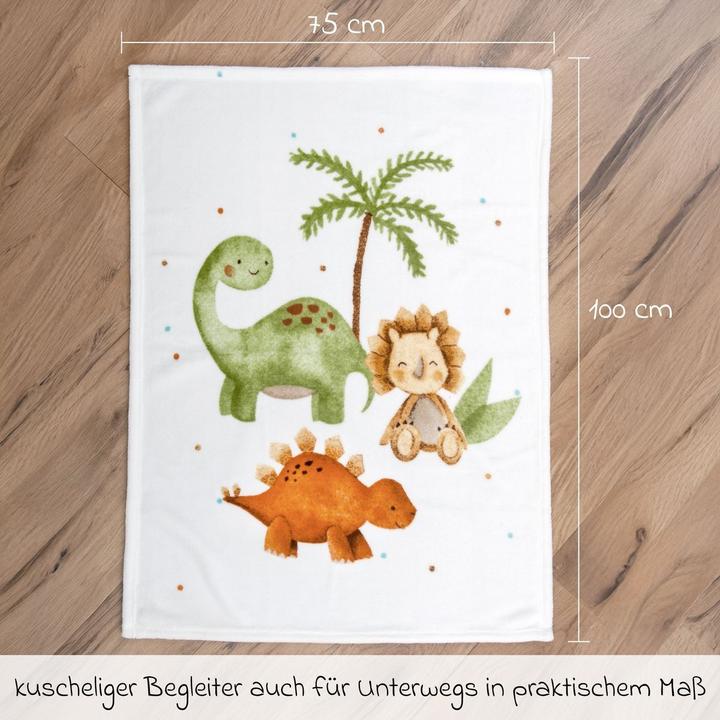 Produktbild Herding Kuscheldecke Dinos 75 x 100 cm (75 x 100 cm)