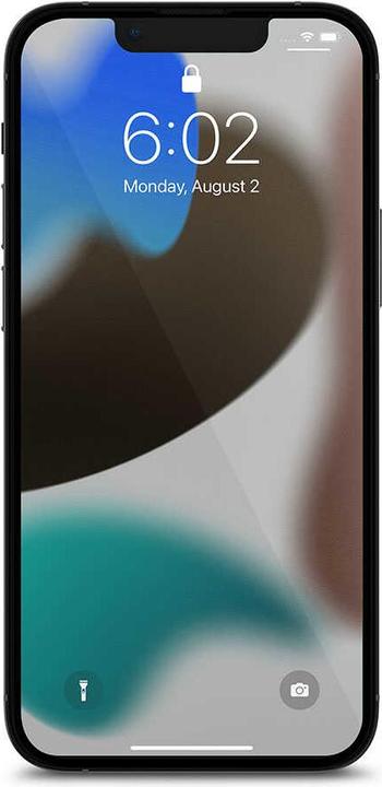 Actual product image Moshi AirFoil Pro for iPhone 13 mini - Black (Clear/Glossy) (1 Piece, Apple iPhone 13 mini)