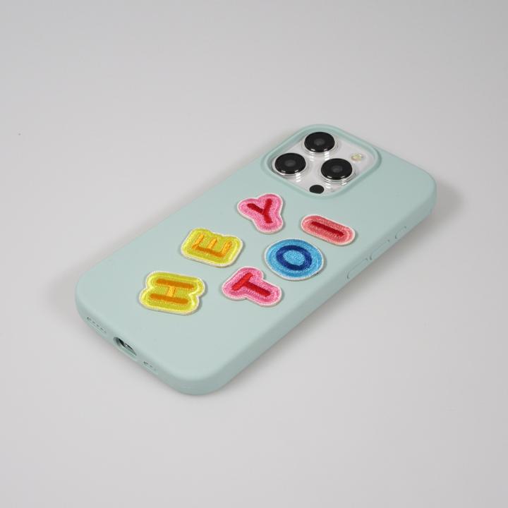 Produktbild PhoneLook Sticker Aufkleber für Handy/Tablet/Computer 3D gestickt Mini Lettre I