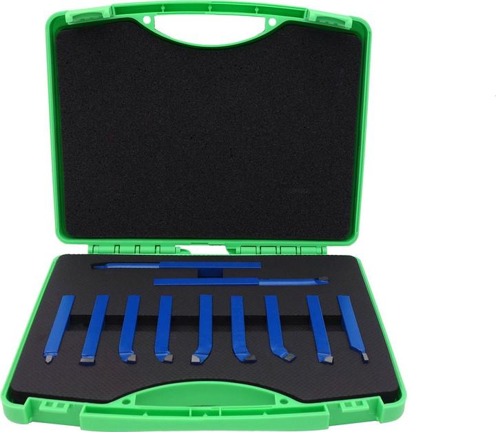 Actual product image Paulimot Turning tool set 11-piece with carbide tips P30, DIN 4976, 10 mm (90 mm)