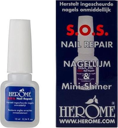 Immagine prodotto Herome SOS Nail Repair - Ripara le unghie strappate - Colla per unghie 10ml (10 ml)