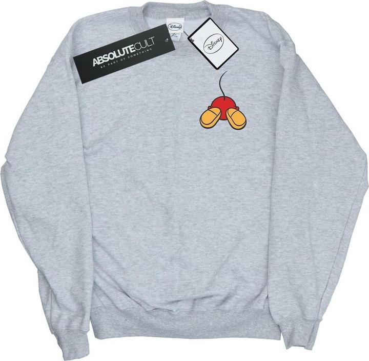 Disney Mickey Mouse Backside Breast Print Sweatshirt (M)
