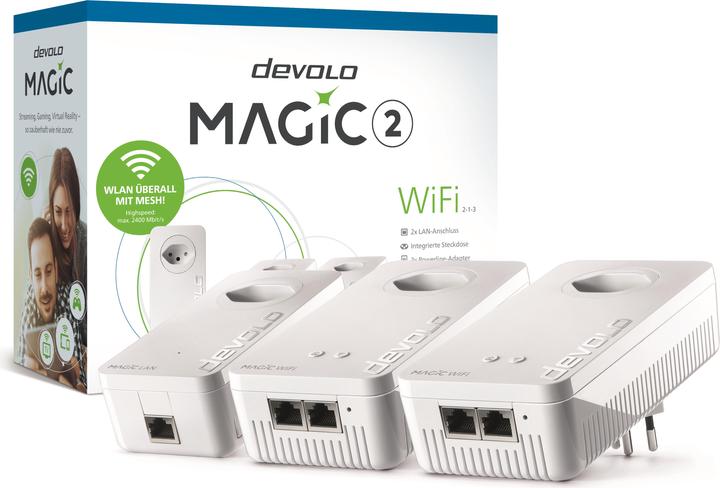 Devolo Magic 2 Kit Multiroom WiFi Magic 2-1-3 (2400 Mbit/s)