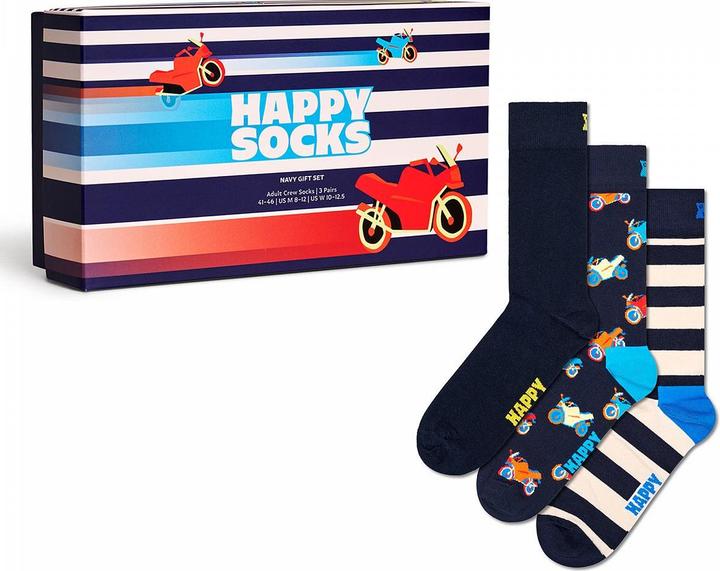 Produktbild Happy Socks Navy Gift Set (3er Pack, 36 - 40)