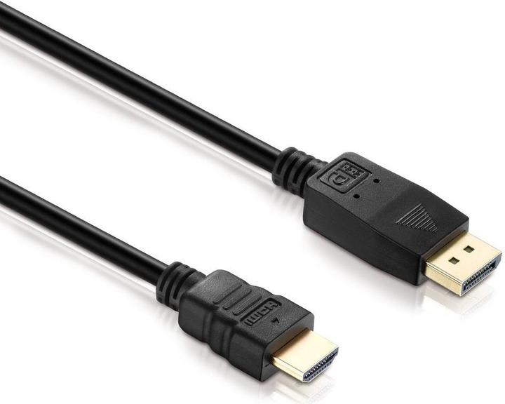 HDgear DisplayPort — HDMI (Typ A) (1 m, DisplayPort, HDMI)